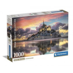 PUIZZLE COMPACT 1000 PIECES - LE MAGNIFIQUE MONT SAINT-MICHEL