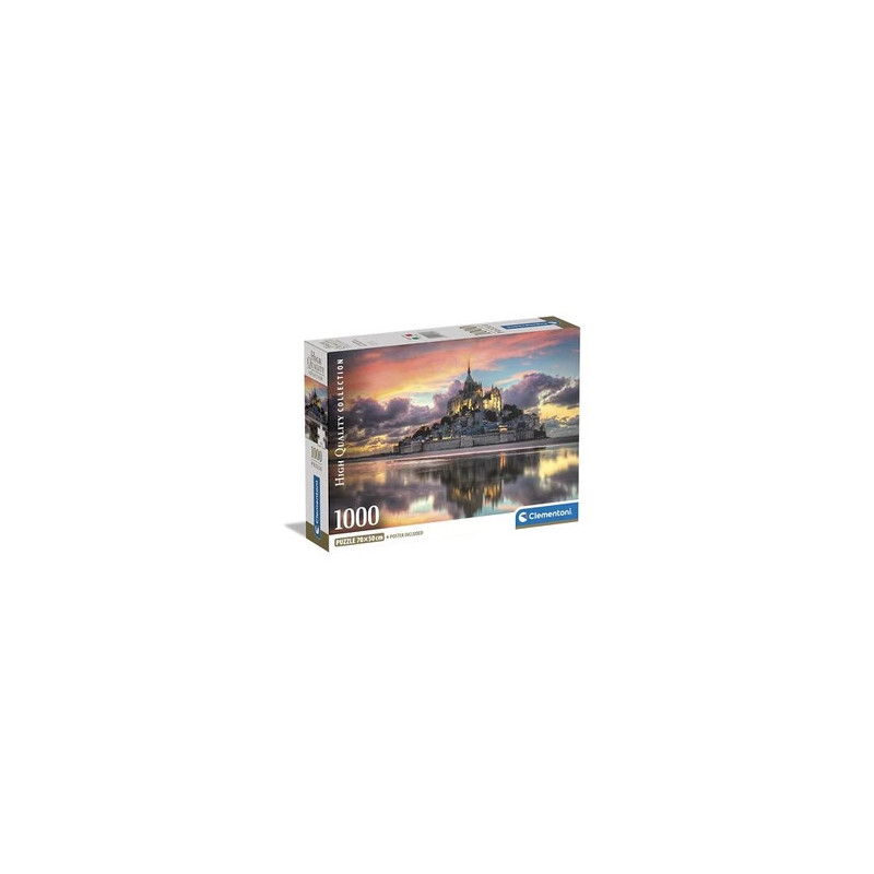 PUIZZLE COMPACT 1000 PIECES - LE MAGNIFIQUE MONT SAINT-MICHEL