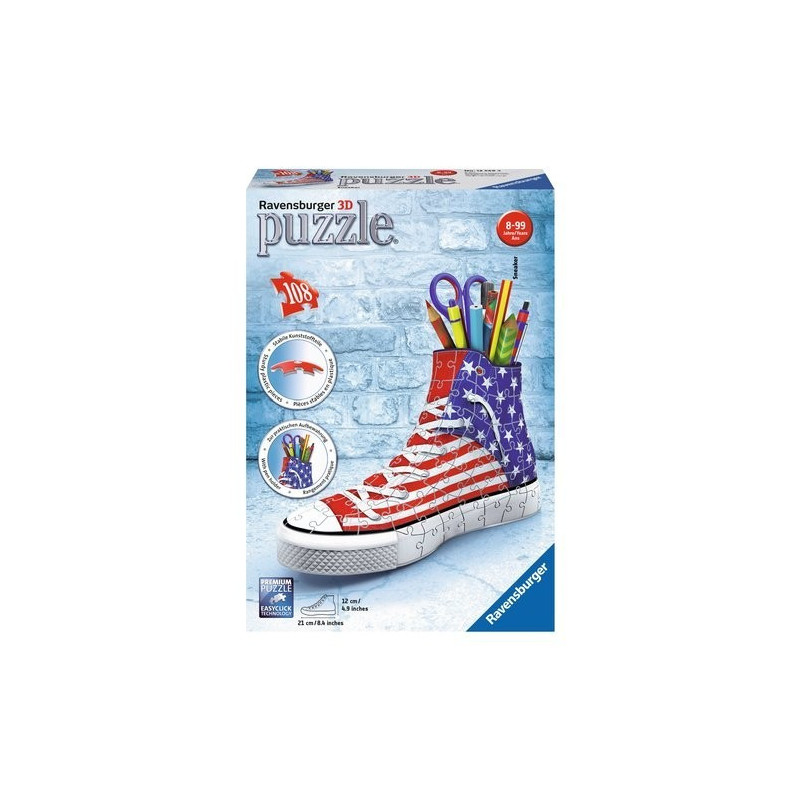 Puzzle 3D Sneaker   American Style