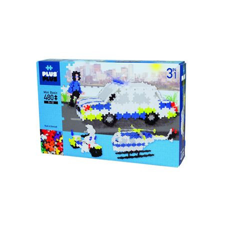 Plus plus Box 480 pces  3 en 1 police