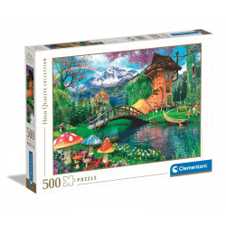 puzzle clementoni 500 old shoe house