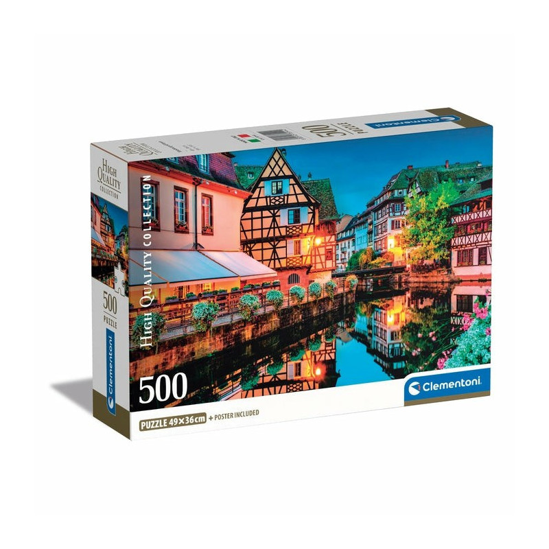 PUZZLE COMPACT 500 PIECES - STRASBOURG OLD TOWN