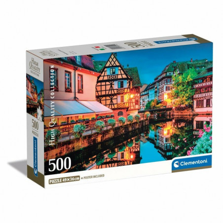 PUZZLE COMPACT 500 PIECES - STRASBOURG OLD TOWN