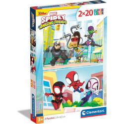 Puzzle Clementoni 2x20 Pieces Spiderman