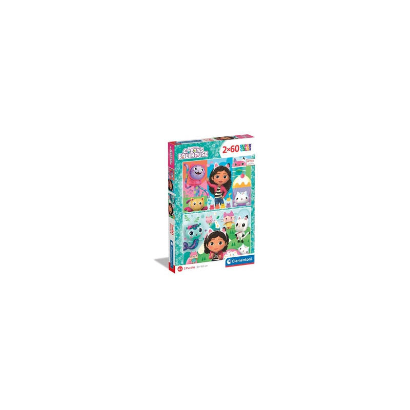 Puzzle Clementoni 2x60 Gabbys