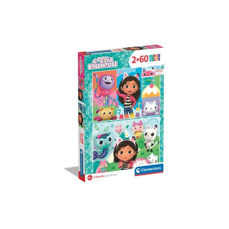 Puzzle Clementoni 2x60 Gabbys