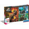 Puzzle Clementoni 3x48 Pieces Dinosaures