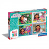 puzzle clementoni 4in1 gabby dollhouss
