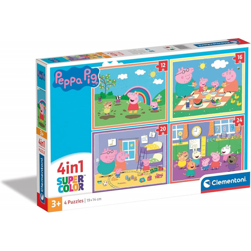 Puzzle clementoni 4 en 1