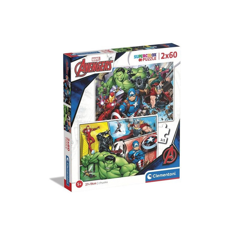 2X60 PIÈCES THE AVENGERS