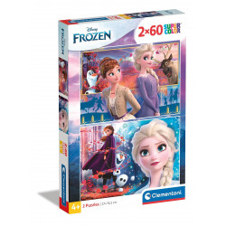 2X60 PIÈCES LA REINE DES NEIGES 2