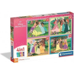 Disney princess - puzzle 4 en 1