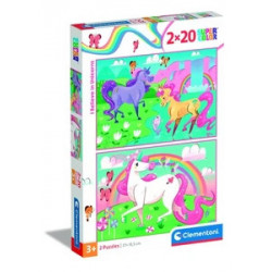 2X20 PIÈCES LICORNES