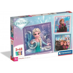 Disney princess - puzzle 3x48 pieces