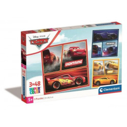 Puzzle Clementoni 3x48 Cars 3