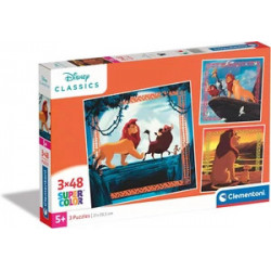 Le roi lion - puzzle 3x48 pieces