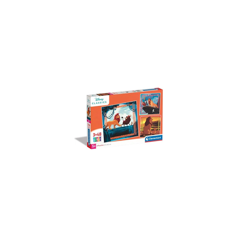 Le roi lion - puzzle 3x48 pieces