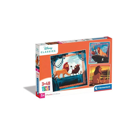 Le roi lion - puzzle 3x48 pieces