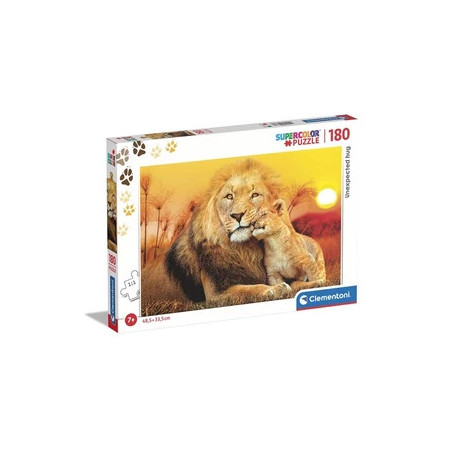 Puzzle Clementoni 180 Pieces Couple lion