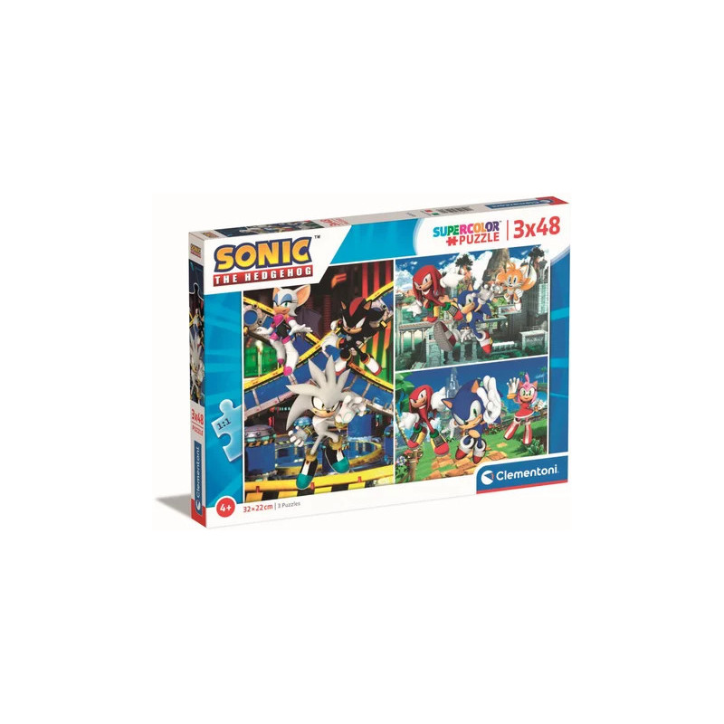 Puzzle clementoni 4 en 1 Sonic