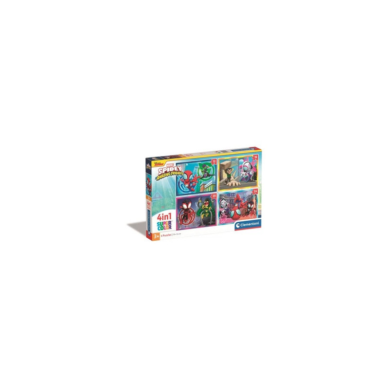puzzle 4in1 spiderman