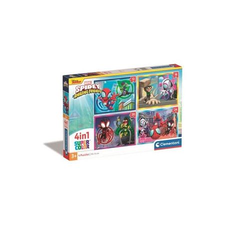 puzzle 4in1 spiderman