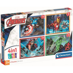 puzzle 4in1 avengers