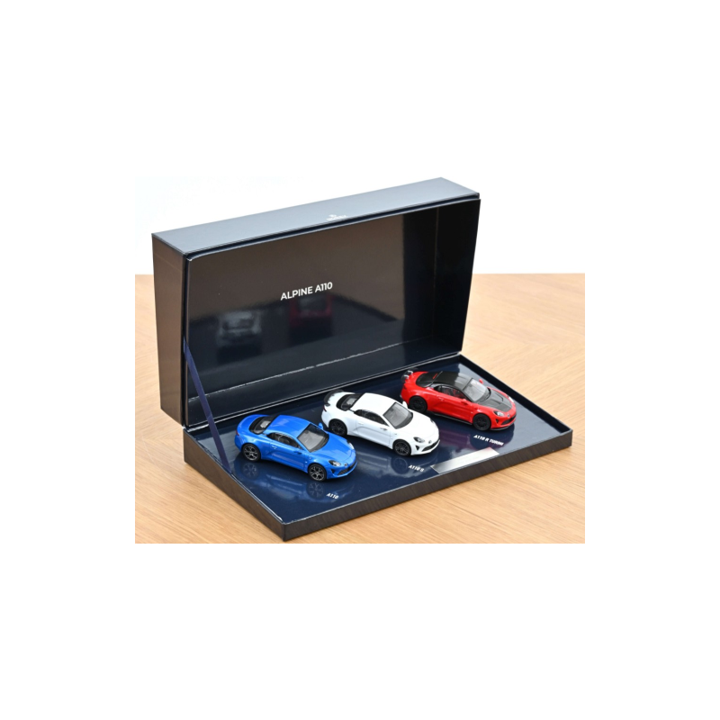 Coffret Alpine A110 2025 x3 French Colors