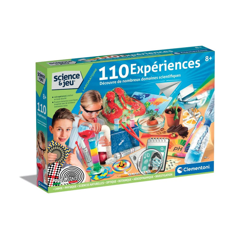 Clementoni Sciences et jeu 110 EXPÉRIENCES Clementoni Sciences et jeu 110 EXPÉRIENCES
