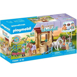 Playmobil Cavalière avec box et poney