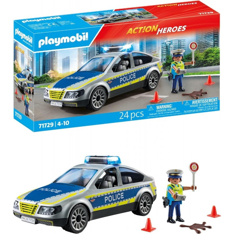 Playmobil Voiture de police son et lumière