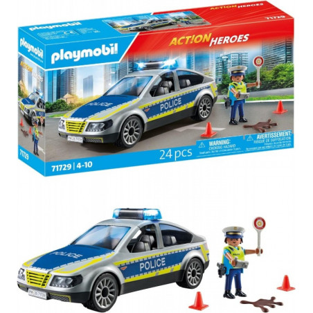 Playmobil Voiture de police son et lumière