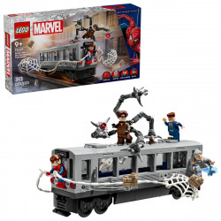 Lego 76321 La scène du train de Spider-Man et Docteur Octopus