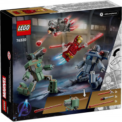 Lego 76320 Iron Man et War Machine contre les drones de Hammer
