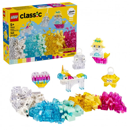 Lego 11040 Briques de construction colorées et translucides