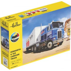 Heller Model Set Kenworth k 123 CAbover Truck