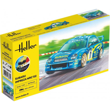 Starter kit Heller 1 43 Subaru Impreza Wrc 02