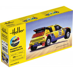 Starter kit Heller 1 43 Peugeot 205 Turbo 16 Dakar