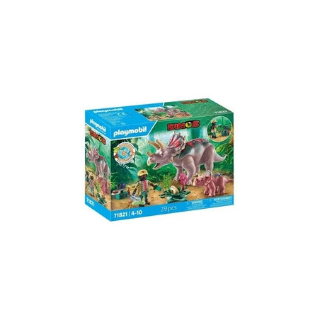 Playmobil Triceratops et bébé
