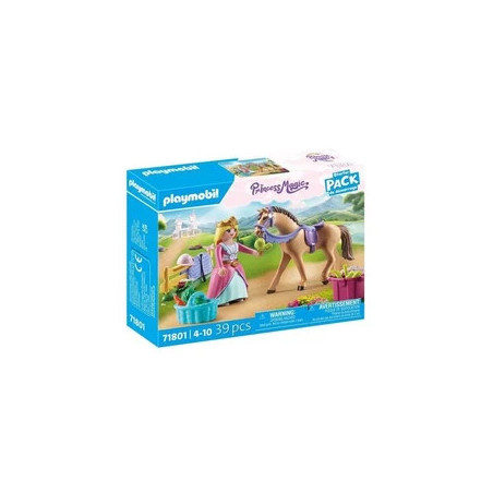 Playmobil Princesse cavaliere + cheval
