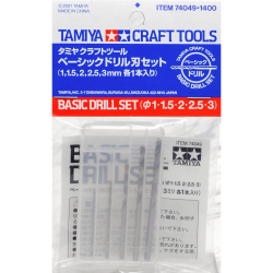 Set foret tamiya 1 à 3 mm