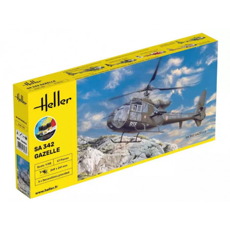 Heller Starter kit SA 342 Gazelle