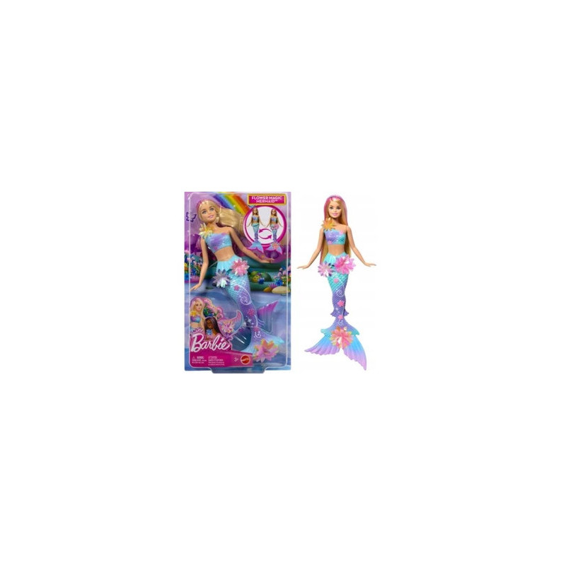 Barbie Sirene fleurs magiques