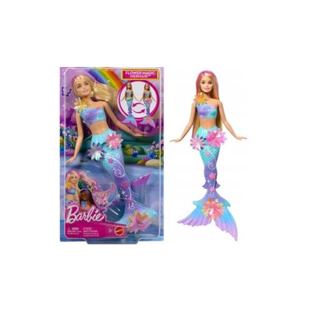 Barbie Sirene fleurs magiques