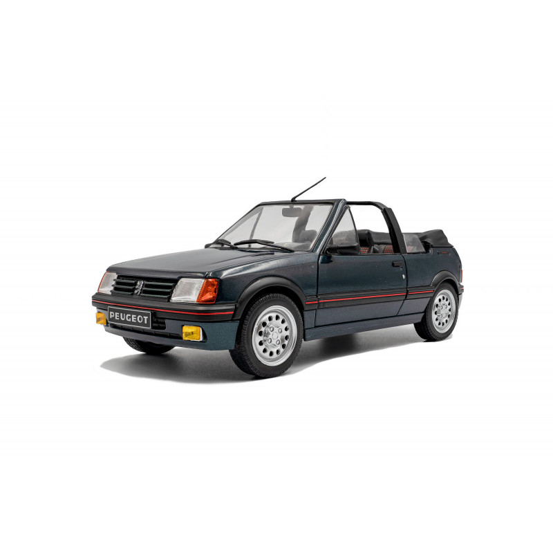 Solido 1.18 Peugeot 205 Cti Cabriolet vert métal 1986