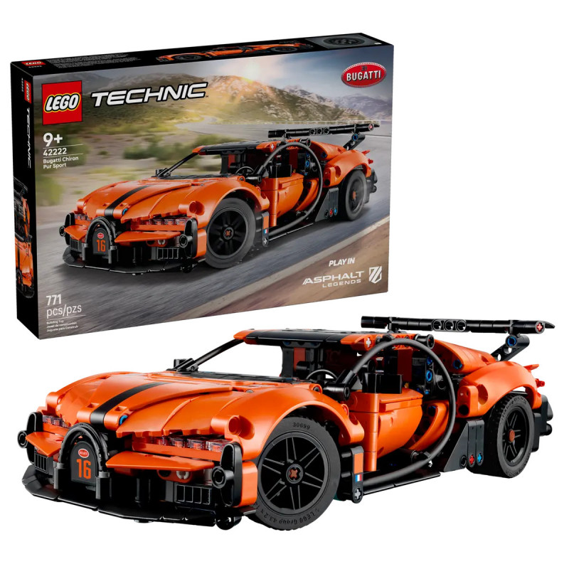 Lego 42222 Hypercar Bugatti Chiron Pure Sport