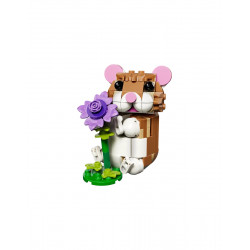 Lego Creatir 3 en 1 l’adorable hamster et la fleur 31376
