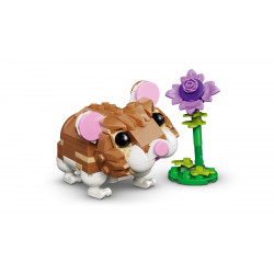 Lego Creatir 3 en 1 l’adorable hamster et la fleur 31376