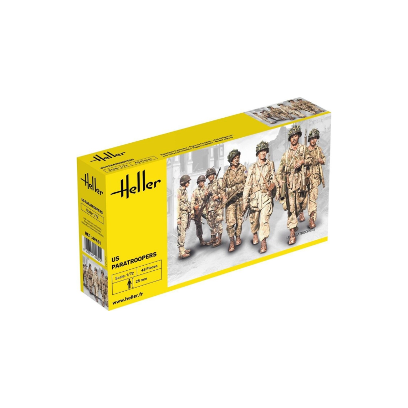 Heller Parachutiste Americains KIT 1:72