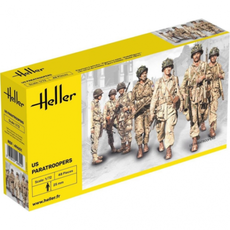 Heller Parachutiste Americains KIT 1:72